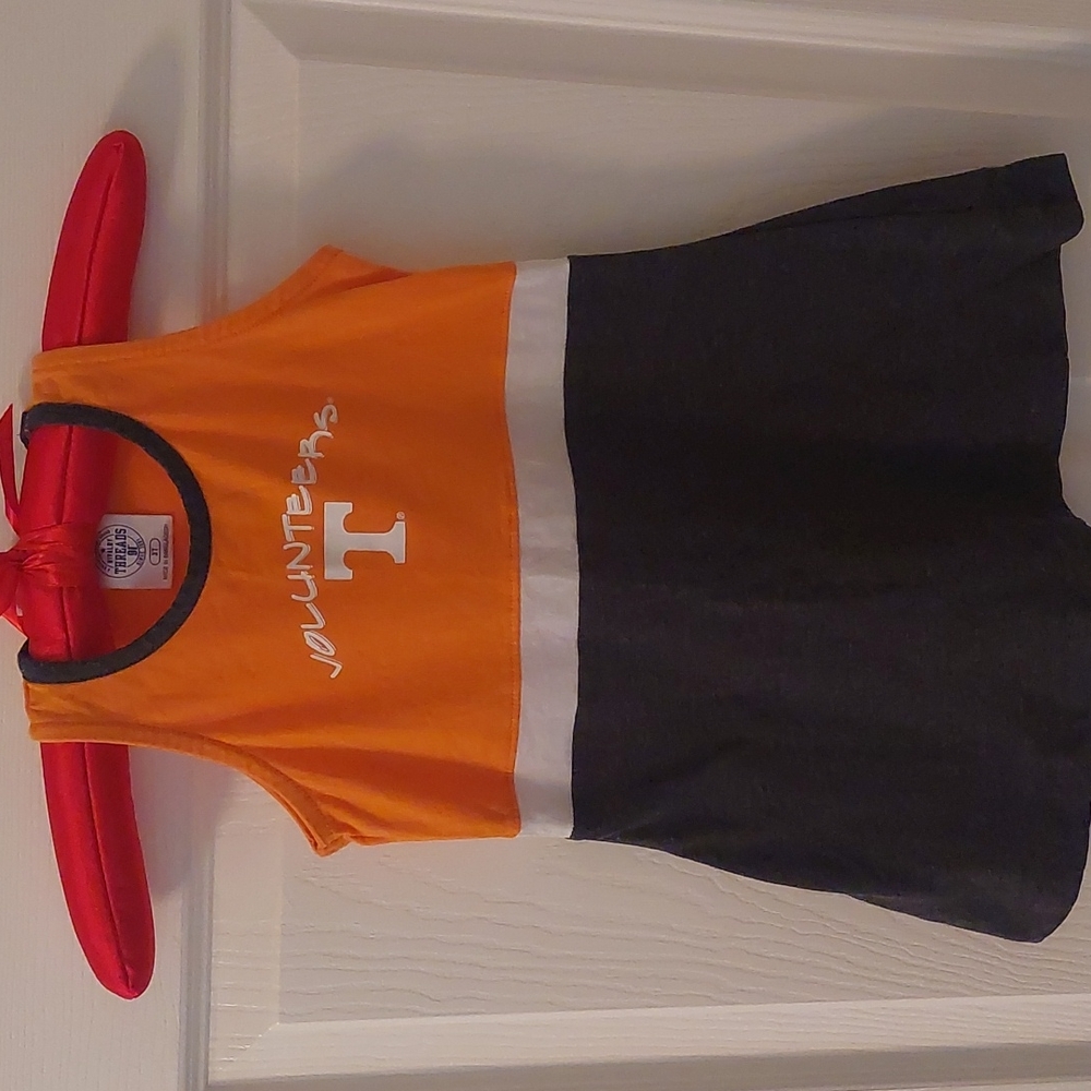 2PC Bundle UT Tennessee  Volunteers Cheerleader Dress Girls size 3T